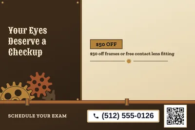 Steampunk · Checklist: Your Eyes Deserve a Checkup