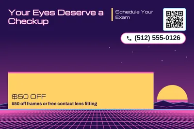 Synthwave · Offer Menu: Your Eyes Deserve a Checkup