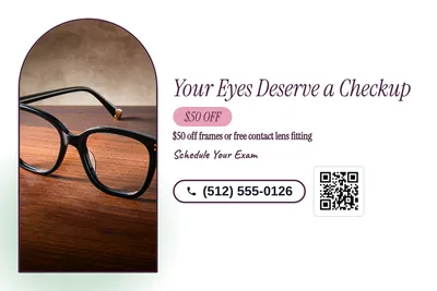 Soft watercolour · Checklist: Your Eyes Deserve a Checkup