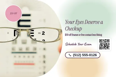 Soft watercolour · Photo Hero: Your Eyes Deserve a Checkup