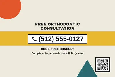 Bauhaus · Phone Billboard: Free Orthodontic Consultation