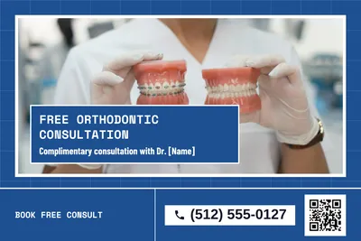 Blueprint · Photo Hero: Free Orthodontic Consultation