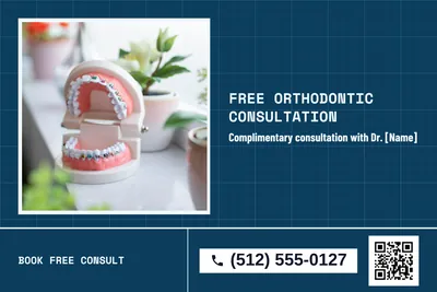 Blueprint · Split: Free Orthodontic Consultation
