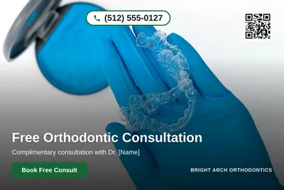Clean Photo · Full Photo Overlay: Free Orthodontic Consultation