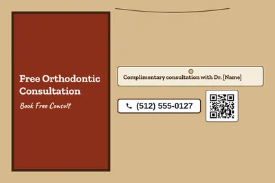 Kraft and stamp · Offer Menu: Free Orthodontic Consultation