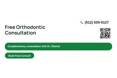 Modern · Offer Menu: Free Orthodontic Consultation