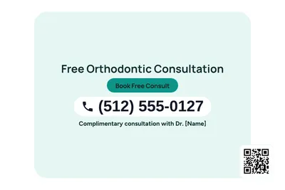 Modern · Phone Billboard: Free Orthodontic Consultation