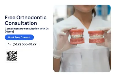 Modern · Photo Hero: Free Orthodontic Consultation