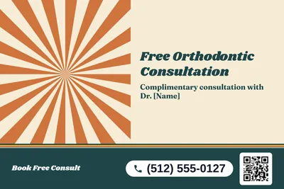 Retro 70s · Big Offer: Free Orthodontic Consultation