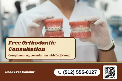 Retro 70s · Photo Hero: Free Orthodontic Consultation