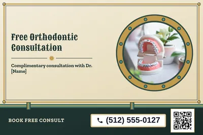 Steampunk · Photo Frame: Free Orthodontic Consultation