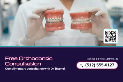 Synthwave · Photo Hero: Free Orthodontic Consultation