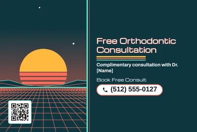 Synthwave · Split: Free Orthodontic Consultation