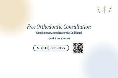 Soft watercolour · Big Offer: Free Orthodontic Consultation