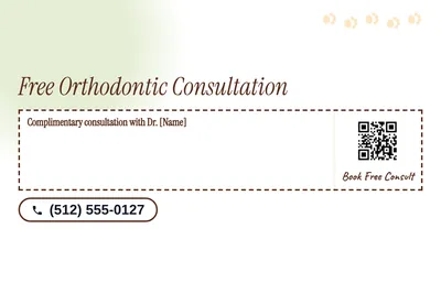Soft watercolour · Coupon: Free Orthodontic Consultation
