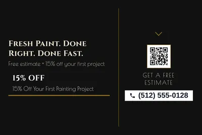 Art deco · Checklist: Fresh Paint. Done Right. Done Fast.