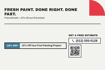 Bauhaus · Coupon: Fresh Paint. Done Right. Done Fast.