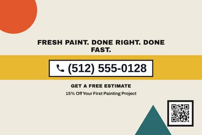Bauhaus · Phone Billboard: Fresh Paint. Done Right. Done Fast.