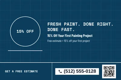 Blueprint · Big Offer: Fresh Paint. Done Right. Done Fast.