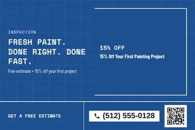 Blueprint · Checklist: Fresh Paint. Done Right. Done Fast.