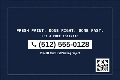 Blueprint · Phone Billboard: Fresh Paint. Done Right. Done Fast.