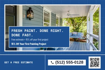 Blueprint · Photo Hero: Fresh Paint. Done Right. Done Fast.