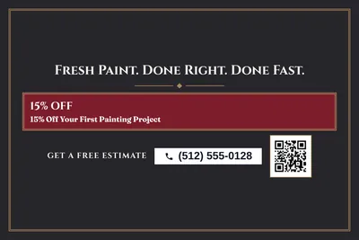Classic · Offer Menu: Fresh Paint. Done Right. Done Fast.