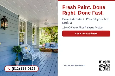 Clean Photo · Photo Left, Text Right: Fresh Paint. Done Right. Done Fast.