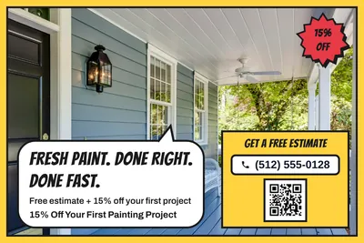 Comic pop · Photo Hero: Fresh Paint. Done Right. Done Fast.