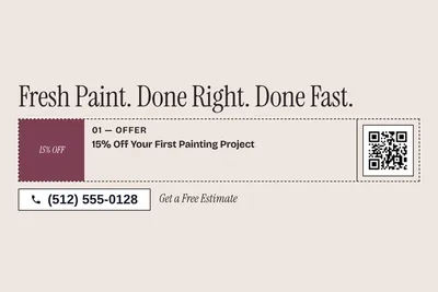 Contemporary · Coupon: Fresh Paint. Done Right. Done Fast.
