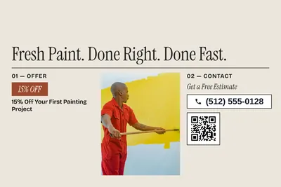 Contemporary · Photo Frame: Fresh Paint. Done Right. Done Fast.