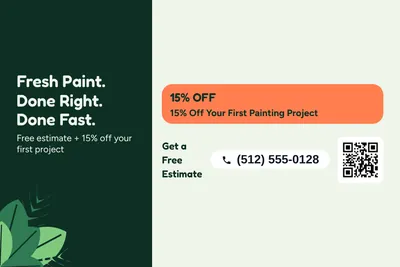 Jungle · Offer Menu: Fresh Paint. Done Right. Done Fast.