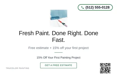 Minimal White · Centered Elegant: Fresh Paint. Done Right. Done Fast.
