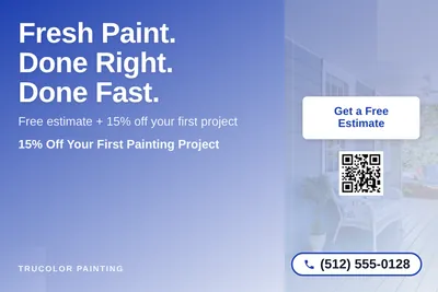 Modern Gradient · Asymmetric Blocks: Fresh Paint. Done Right. Done Fast.