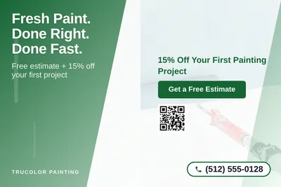 Modern Gradient · Diagonal Split: Fresh Paint. Done Right. Done Fast.