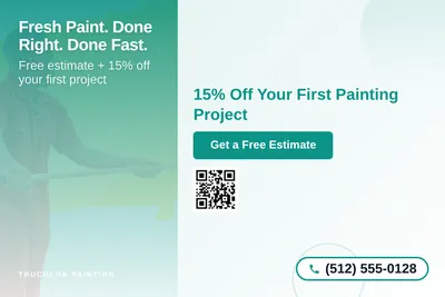 Modern Gradient · Side Stripe: Fresh Paint. Done Right. Done Fast.