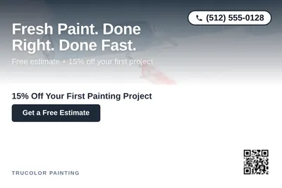 Modern Gradient · Top-Down Fade: Fresh Paint. Done Right. Done Fast.