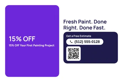 Modern · Big Offer: Fresh Paint. Done Right. Done Fast.