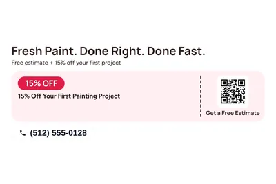 Modern · Coupon: Fresh Paint. Done Right. Done Fast.