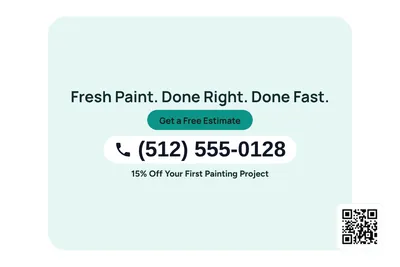 Modern · Phone Billboard: Fresh Paint. Done Right. Done Fast.