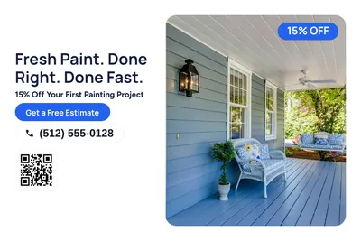 Modern · Photo Hero: Fresh Paint. Done Right. Done Fast.