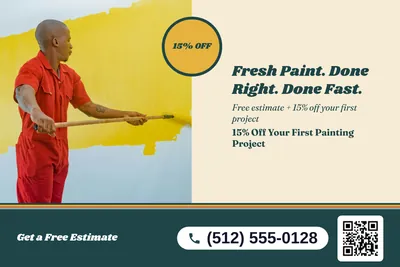 Retro 70s · Split: Fresh Paint. Done Right. Done Fast.