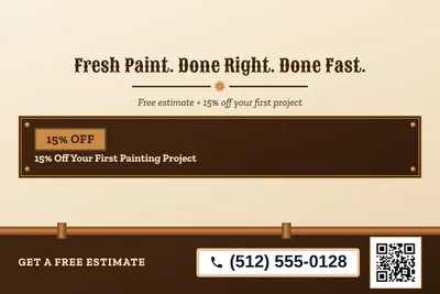 Steampunk · Offer Menu: Fresh Paint. Done Right. Done Fast.