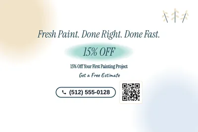 Soft watercolour · Big Offer: Fresh Paint. Done Right. Done Fast.