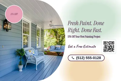 Soft watercolour · Photo Hero: Fresh Paint. Done Right. Done Fast.