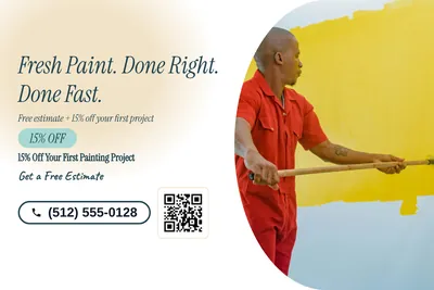 Soft watercolour · Split: Fresh Paint. Done Right. Done Fast.