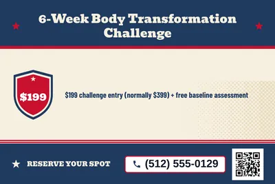 Vintage Americana · Checklist: 6-Week Body Transformation Challenge