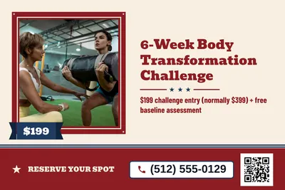 Vintage Americana · Photo Frame: 6-Week Body Transformation Challenge