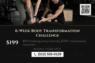 Art deco · Photo Hero: 6-Week Body Transformation Challenge