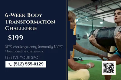 Art deco · Split: 6-Week Body Transformation Challenge